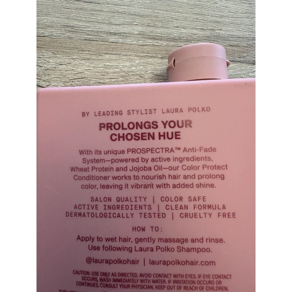 Laura Polko Los Angeles Color Protect Conditioner Prolongs Vibrance 13.5 FL OZ